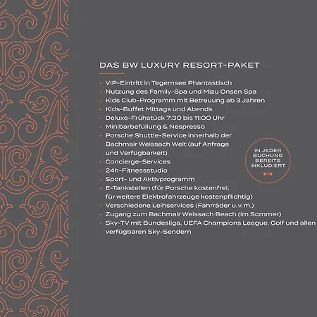 Hotel & Bachmair Weissach, Luxury Family Rotta